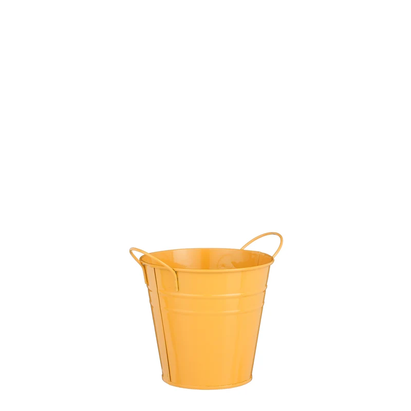 Joey pot rond geel - h12xd13cm