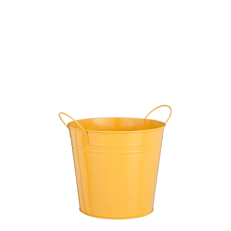 Joey pot rond geel - h16xd18cm