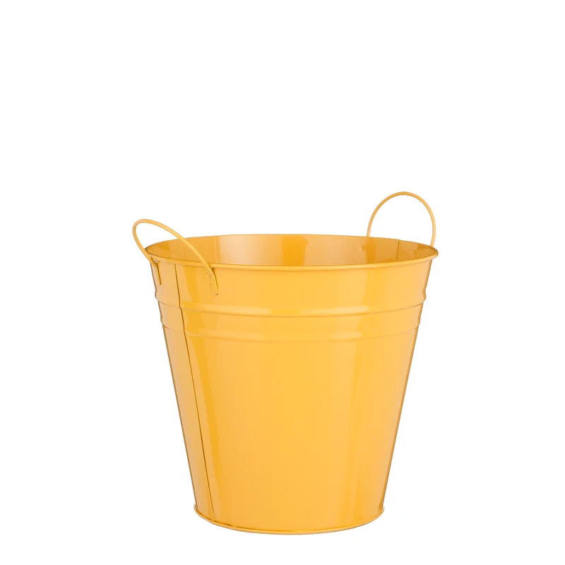 Joey pot rond geel - h21xd22cm