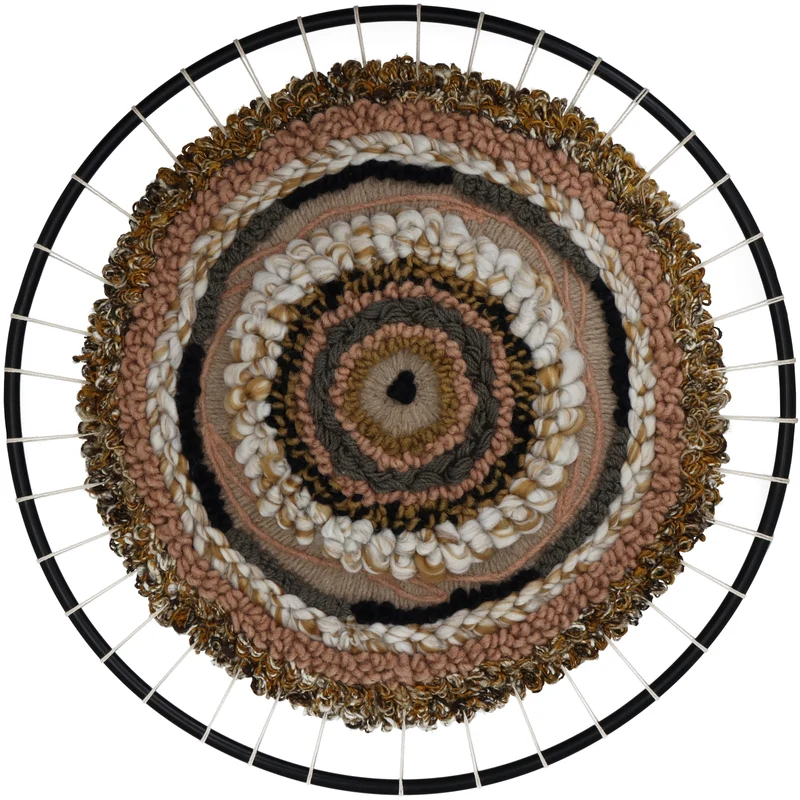 Wall Plaque Fabric Multi 78x2x78cm