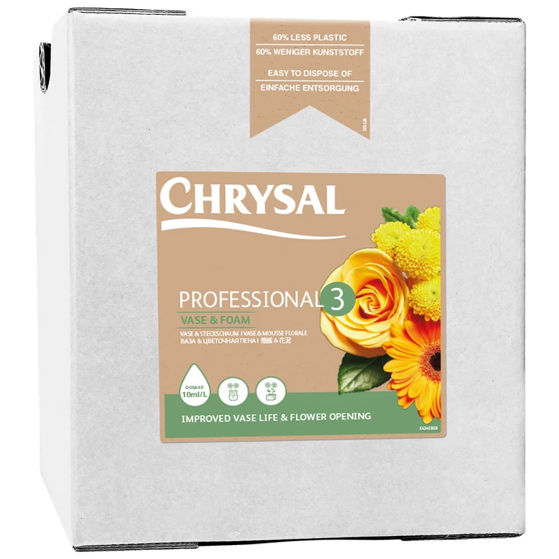 Chrysal Prof. 3 Bag-In-Box 1*10L 10ml/L
