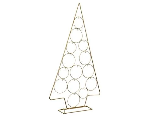 pc. 1 metal tree/standing gold x74cm