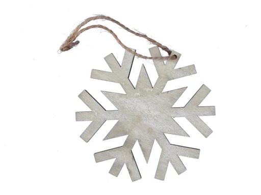 pb. 8 wooden icicles/hanging grey 7 cm