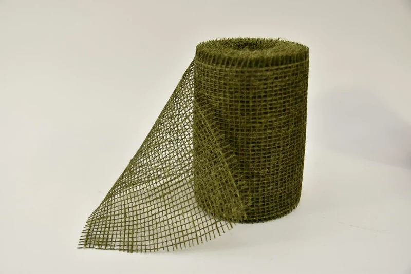 Rol jute 15cm 10mtr Olive