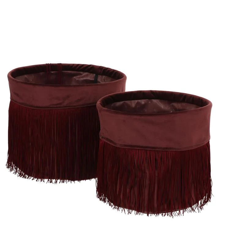 Romy pot paars set van 2 - h26xd30cm