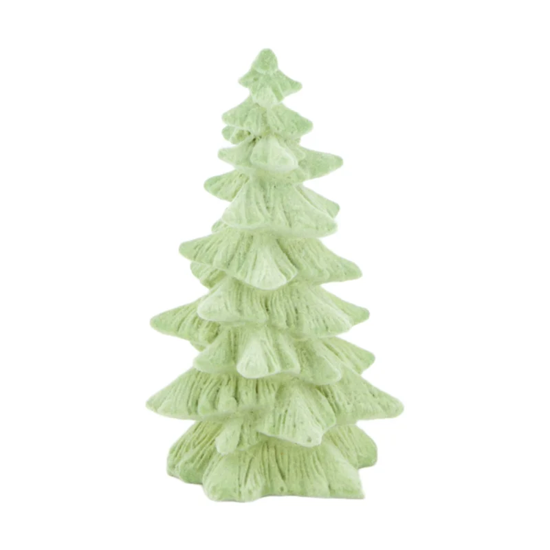 Tree polyresin 10x8.5x15.5cm Green