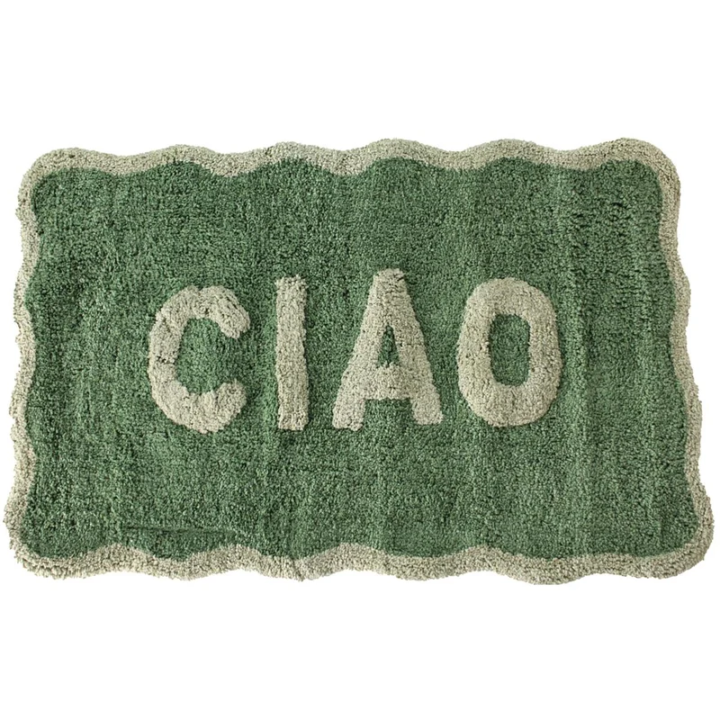 Bath Mat Ciao Cotton Green 50x80cm