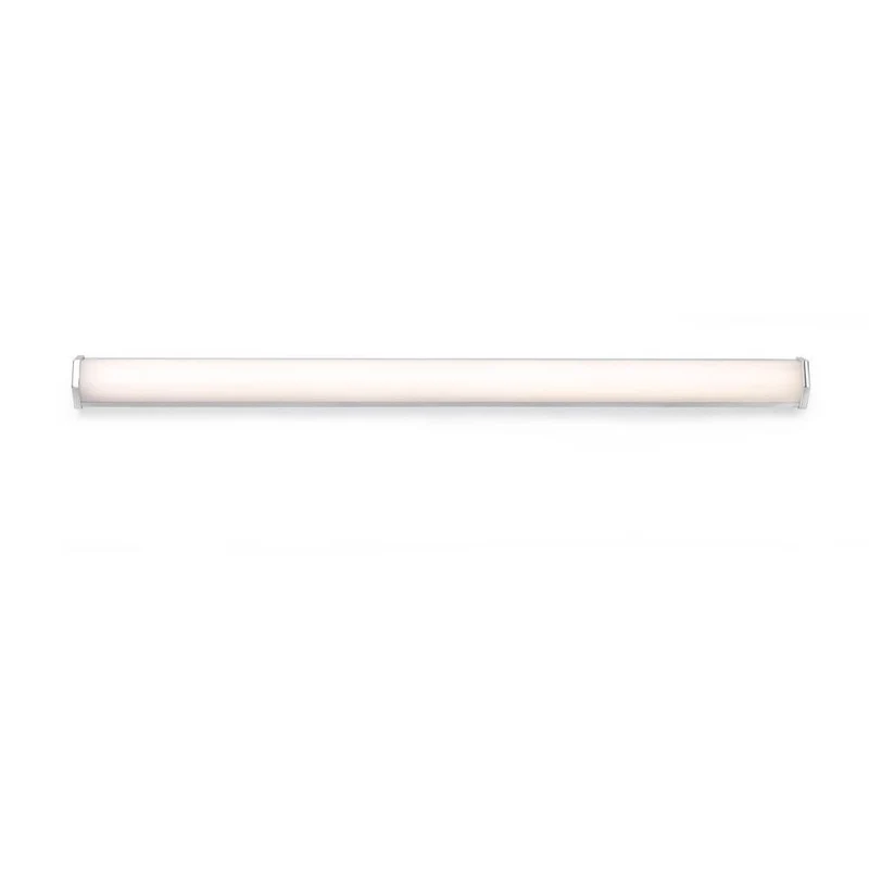 LED Bad-Wandleuchte Edge 8W 4000K IP44 Chrom