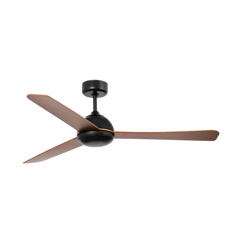 Deckenventilator GRID Ø 132cm 3 Flügel Schwarz, Braun