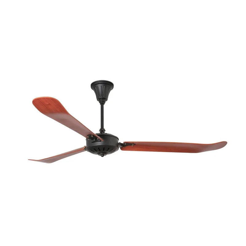 Deckenventilator AOBA 3 Flügel Schwarz, Braun