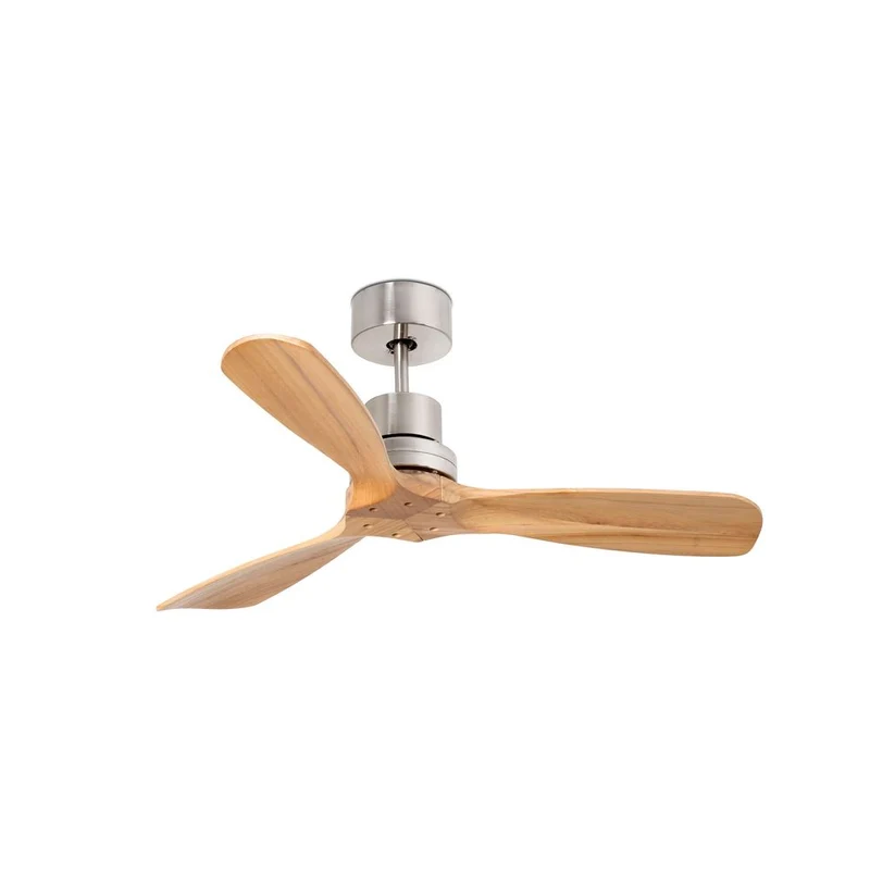 Deckenventilator MINI LANTAU Ø 106cm 3 Flügel Nickel-Matt, Kiefer