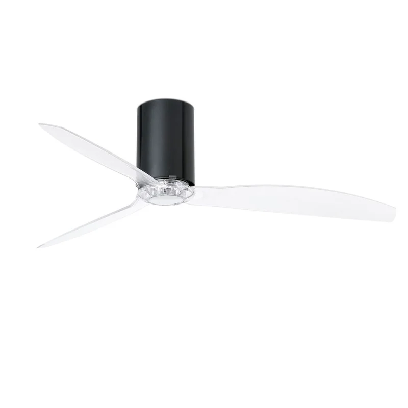 Ventilator MINI TUBE FAN Ø 128cm 3 Flügel Schwarz, Transparent