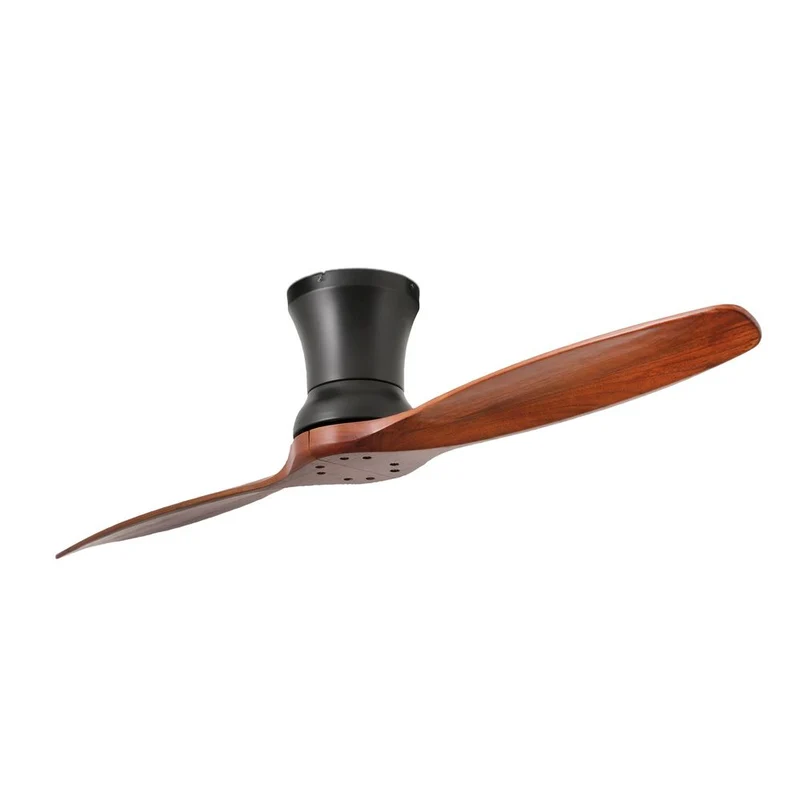 Deckenventilator LAMA Ø 143cm 2 Flügel Schwarz, Braun