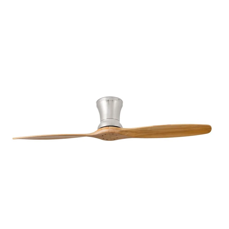 Deckenventilator LAMA Ø 143cm 2 Flügel Nickel-Matt, Kiefernholz