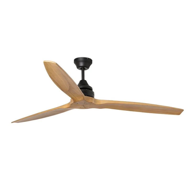 Deckenventilator ALO Ø 152cm 3 Flügel Dunkelbraun, Kiefer-Rustikal
