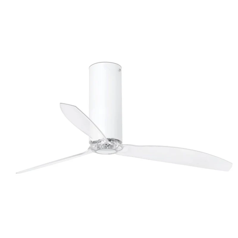 Deckenventilator TUBE FAN Weiß, Transparent