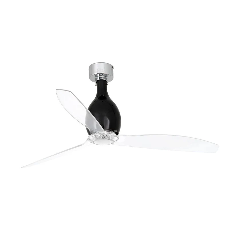 Deckenventilator MINI ETERFAN Schwarz, Transparent