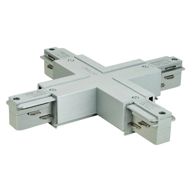 Eutrac X-Verbinder Silbergrau