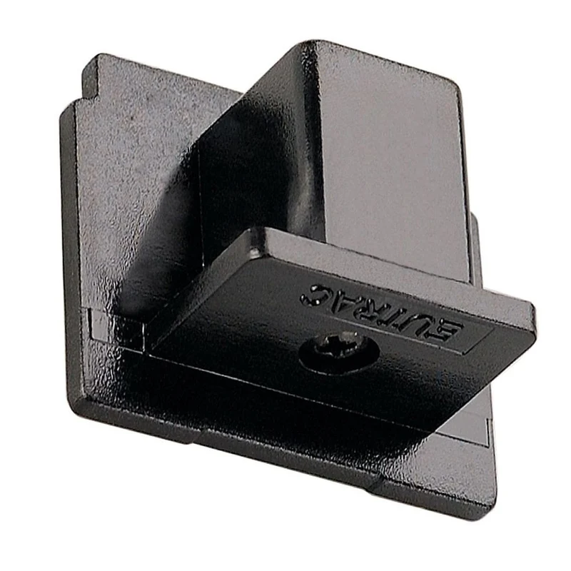 Eutrac Endkappe für 3-Phasenschiene Schwarz