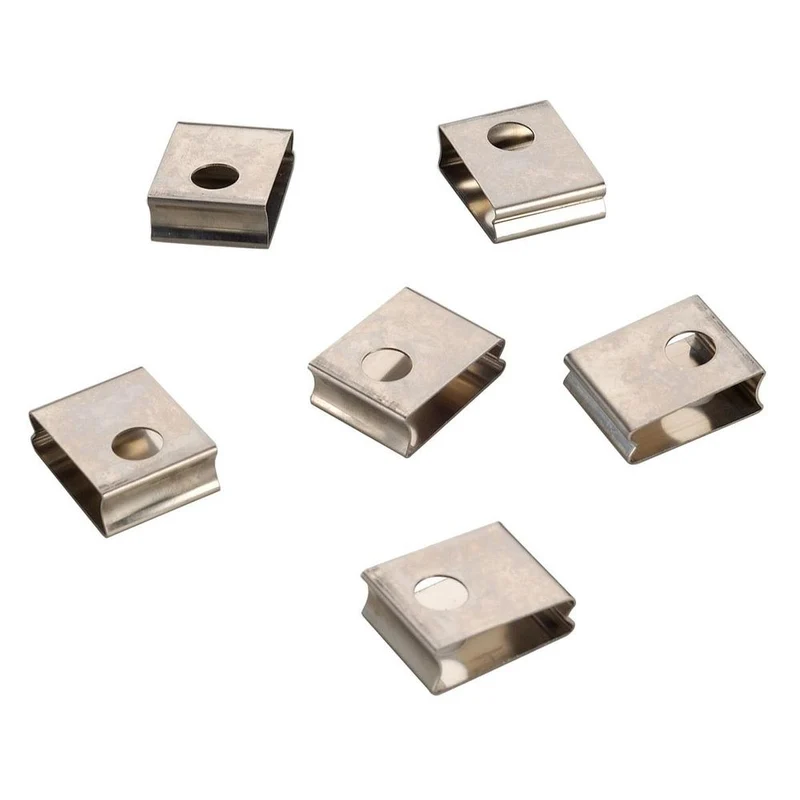Eutrac Federclip für 3 Phasen Einbauschiene Weiß ( 6er Pack )