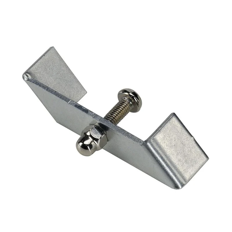 Haltebügel für 1-Phasen HV-Schiene Einbau Nickel-Matt