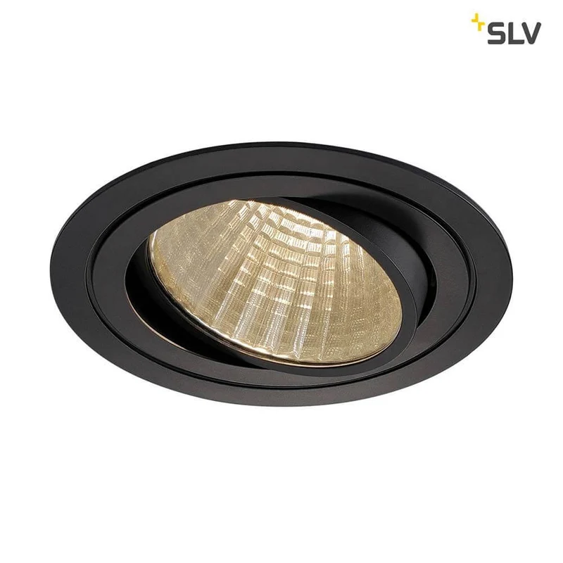 New Tria LED Downlight Round Schwarz 25W 30° 3000K