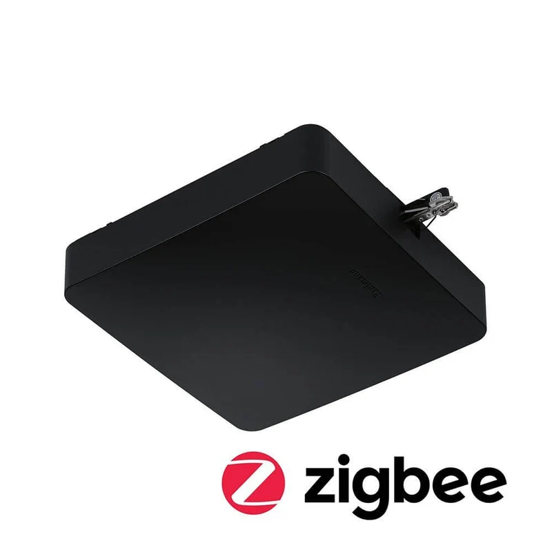 U-Rail Einspeisung Smart Home Zigbee Schwarz-Matt