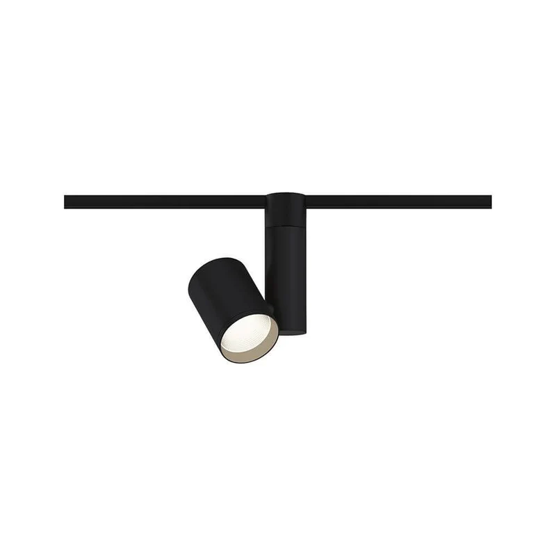 U-Rail LED Schienenspot Zeuz Einzelspot 15° Schwarz-Matt