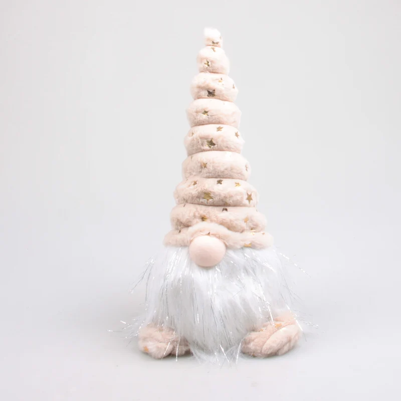 KERSTKABOUTER TOBY M/LED 20X20X40 CM BEIGE