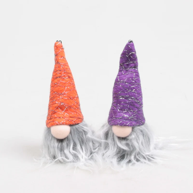 GNOME HALLOWEEN MET LED 6X6X14 CM 2 ASSORTIE
