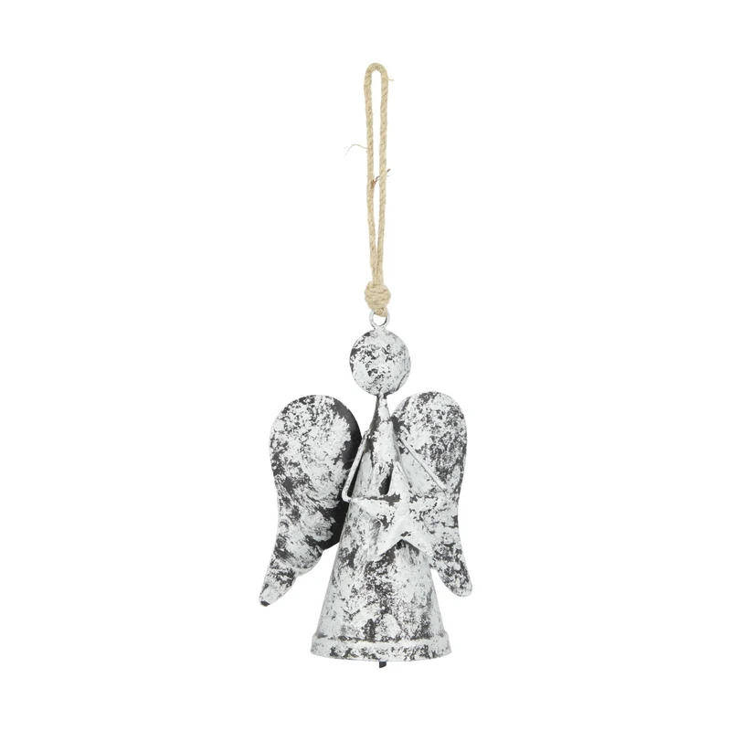 Hanger angel metal 12x8x18cm Antique Silver