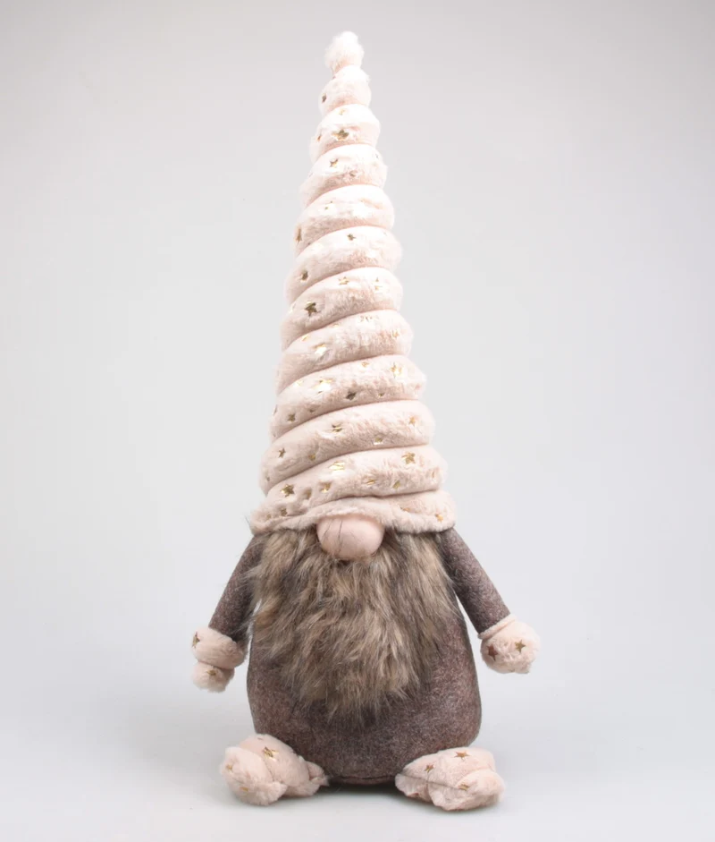 KERSTKABOUTER TOBY 22X18X60 CM BEIGE