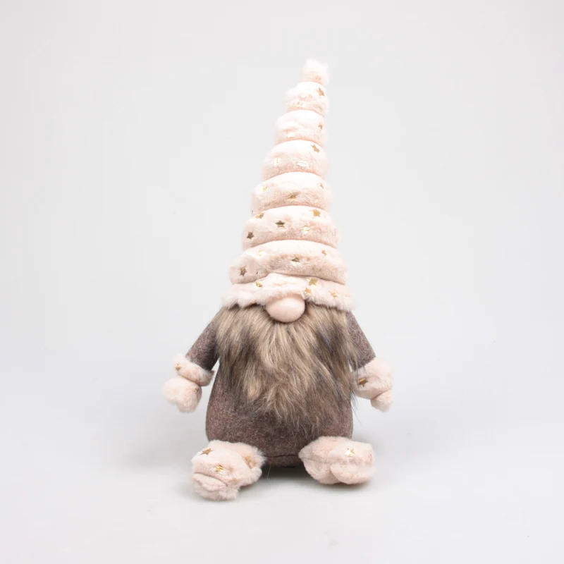 KERSTKABOUTER TOBY 17X14X38 CM BEIGE
