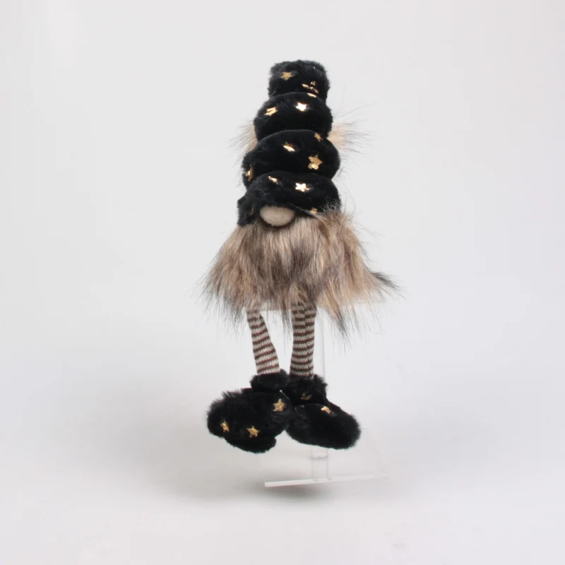 KERSTKABOUTER SLAAPMUTS 12X10X42 CM ZWART