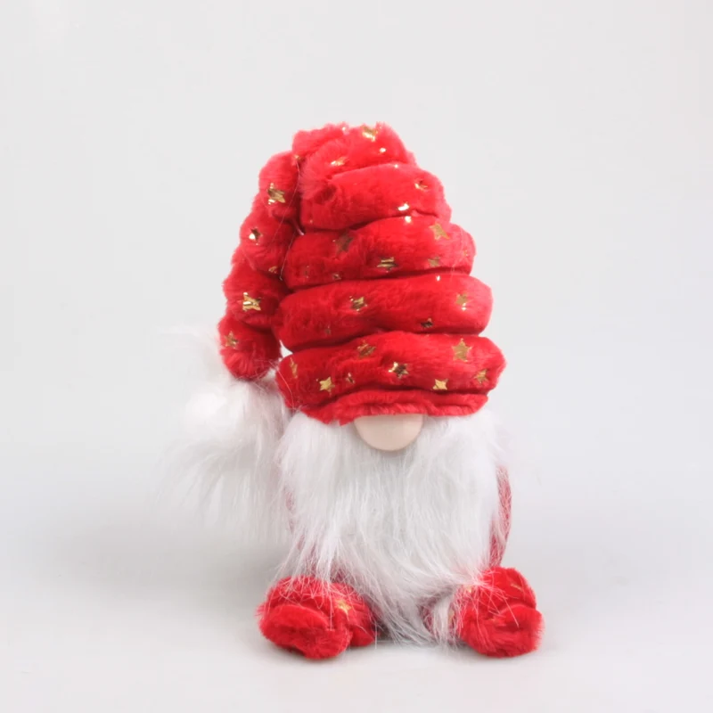 KERSTKABOUTER SLAAPMUTS 19X13X36 CM ROOD