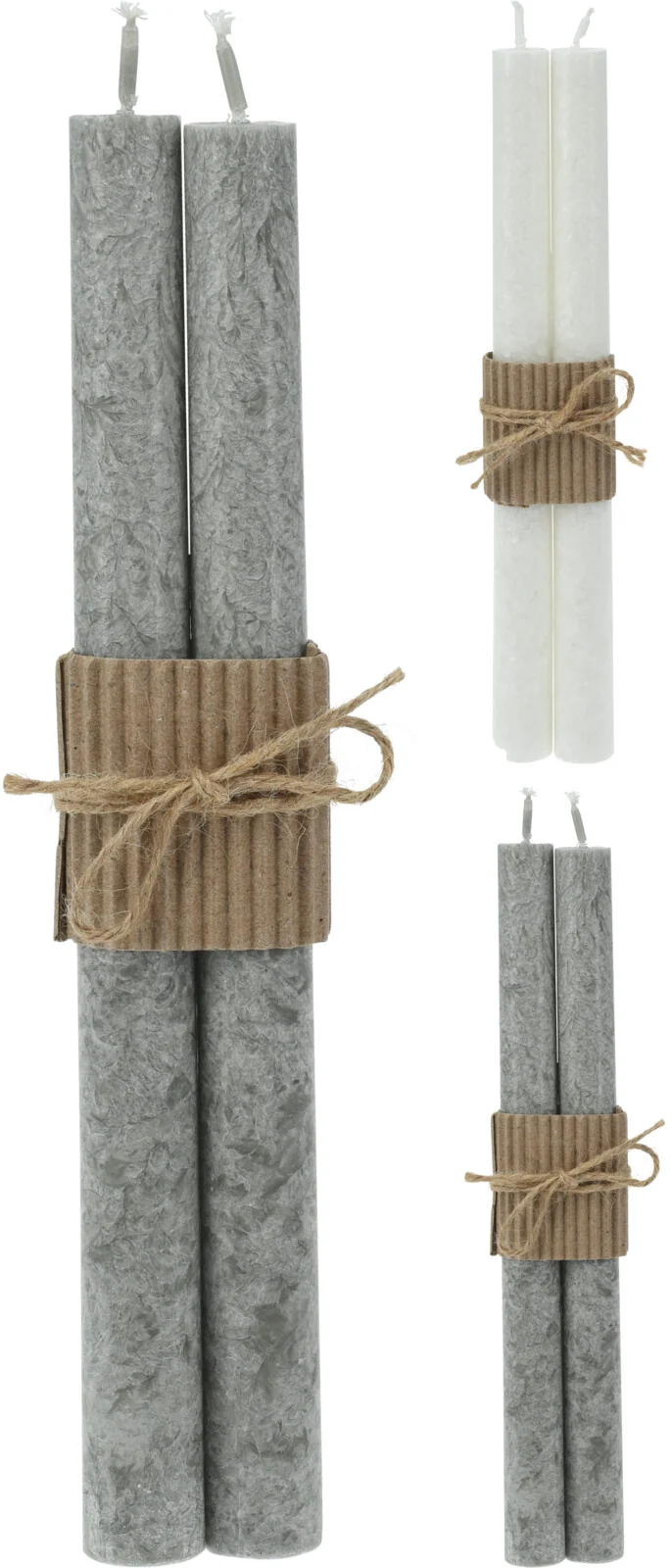DINERKAARS SET 2 STUKS D2 H25CM 2 ASSORTIE KLEUR ''MARMER''
