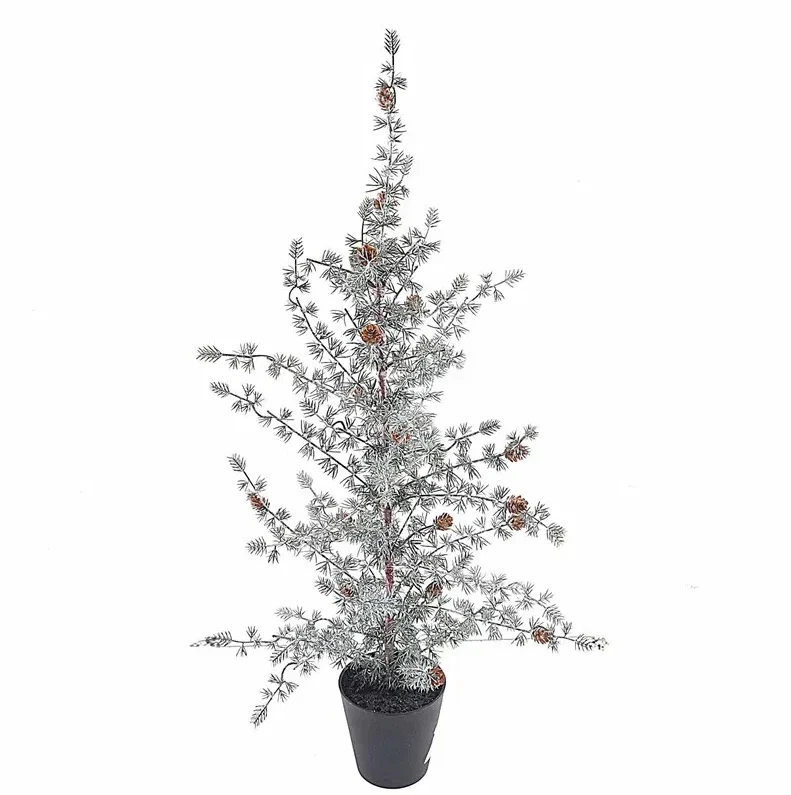 Ming Pine Tree in pot Green/White 180cm