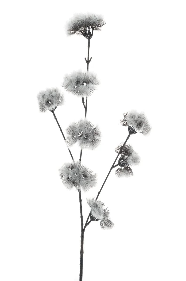 Mini dandelion spray flocked 81cm