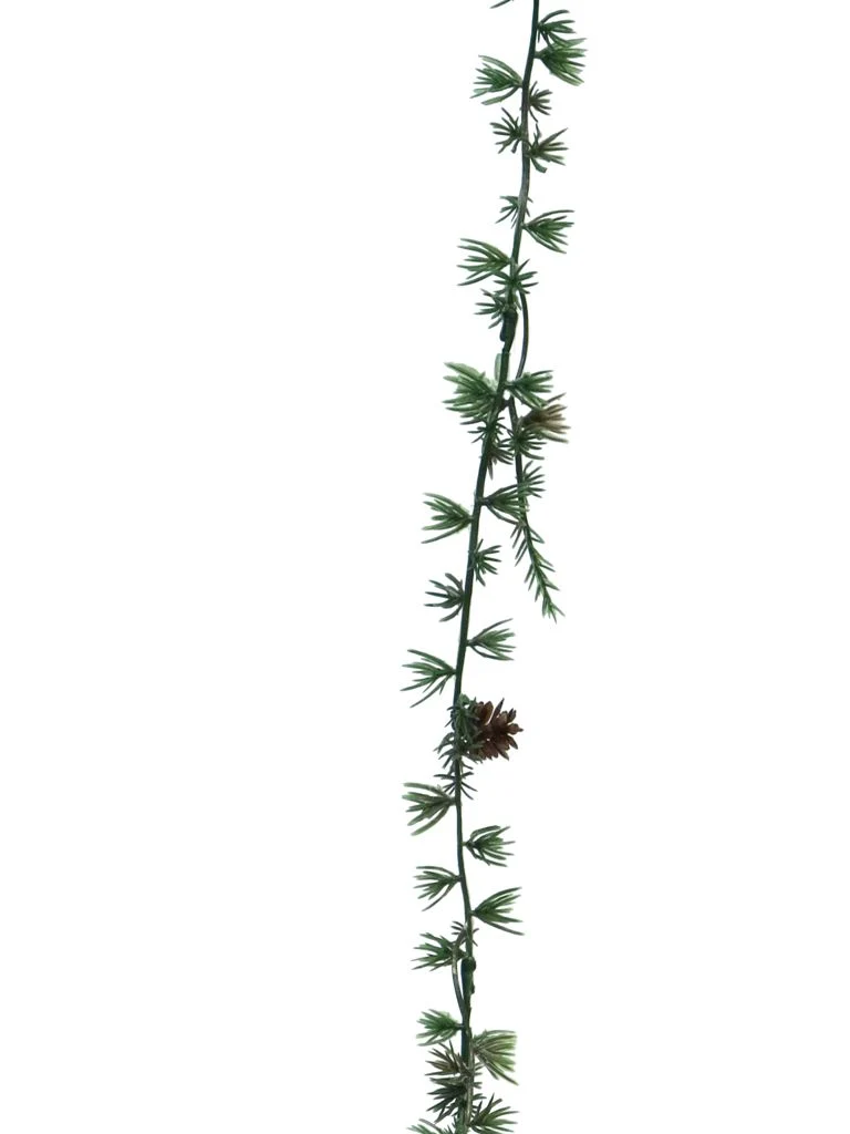 Lariks Indy garland w/cones 180cm green