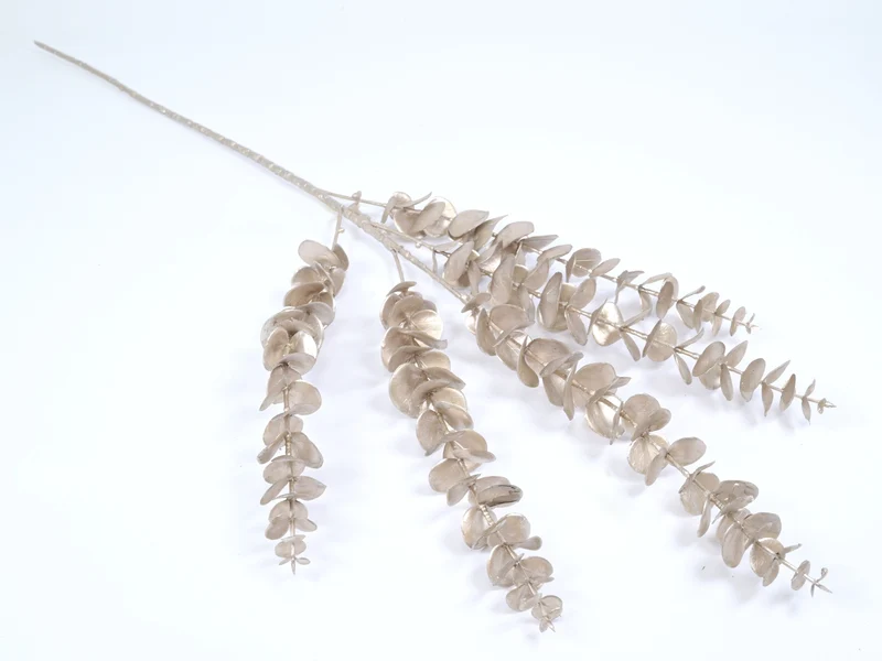 Eucalyptus spray champagne 84cm