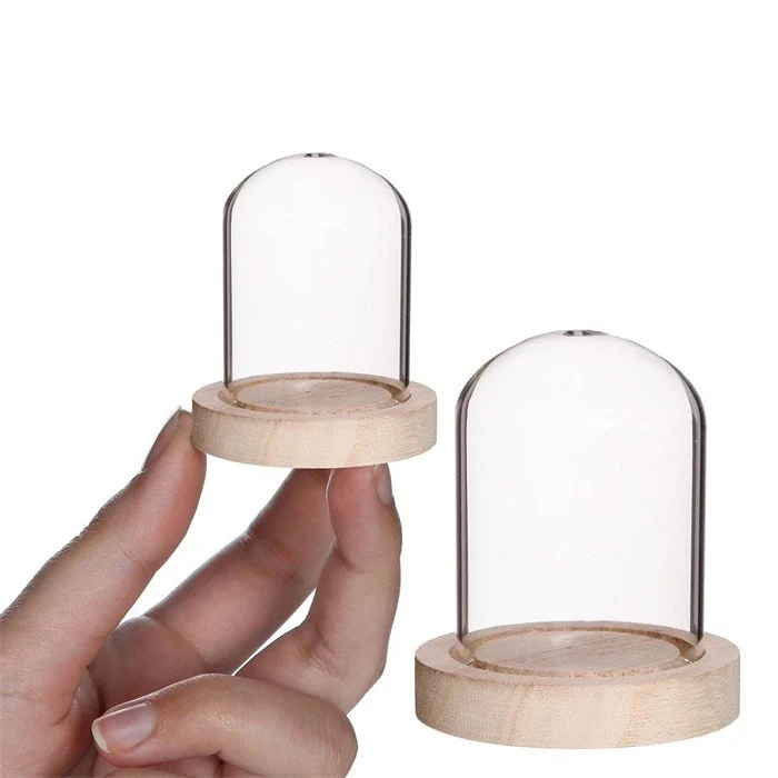stolp met houten voet Ø8 hoogte 8 cm