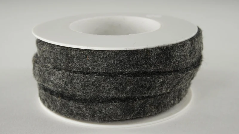 Rol viltband 10 mm x 5 mtr antraciet