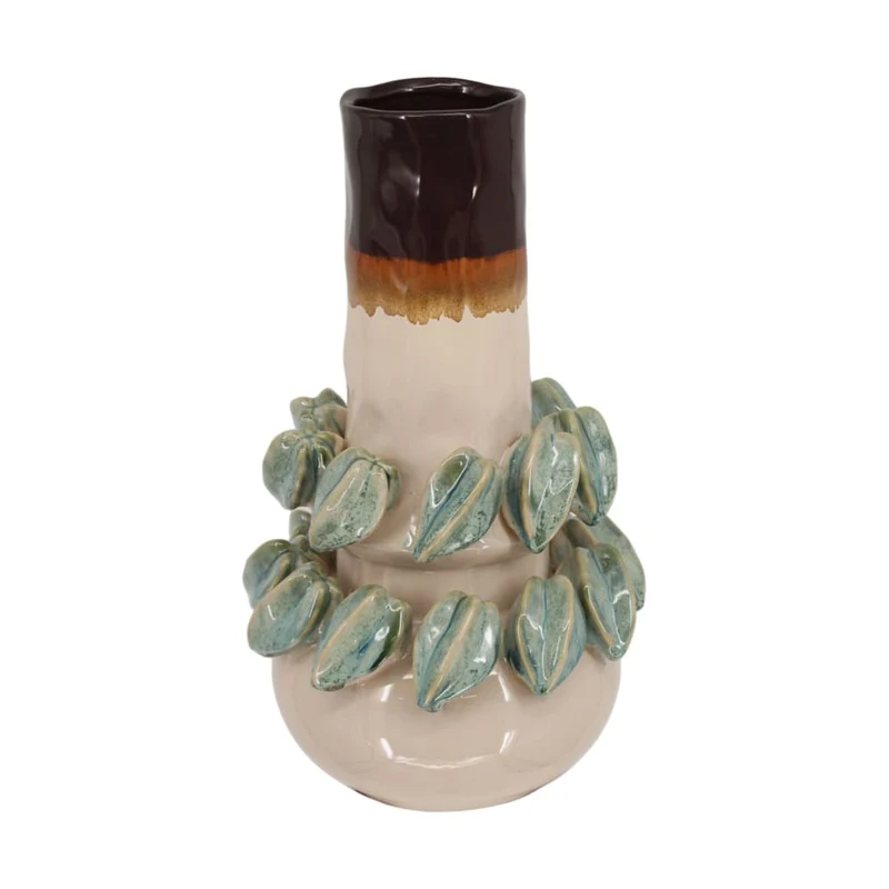 Vase ceramic 24x24x40cm Mixed colors