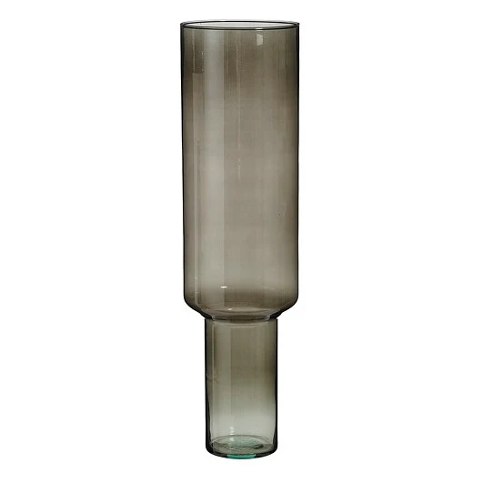 Fallon vaas recycled glas grijs - h70xd19cm