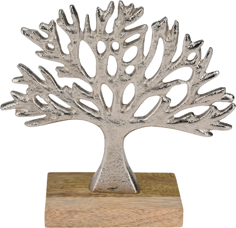 LEVENSBOOM NIKKEL 16CM ALUMINIUM+MANGOHOUT