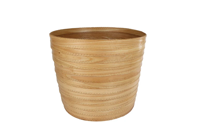 Mand "Aicha" XL naturel hout 24,5x19x22cm