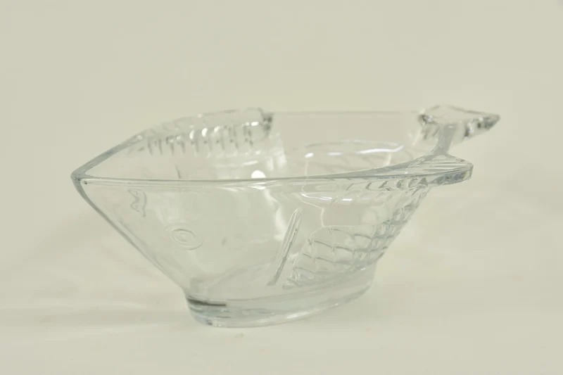 Glasschaal ''fish'' 21x16x7cm helder