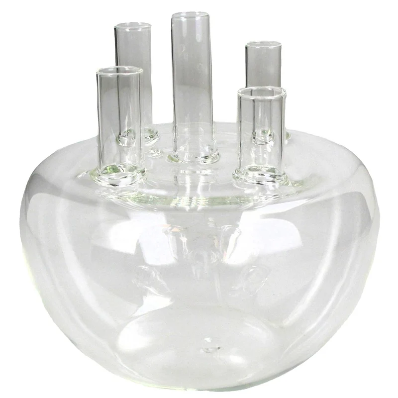 Vase Glass Clear 18x18x18cm