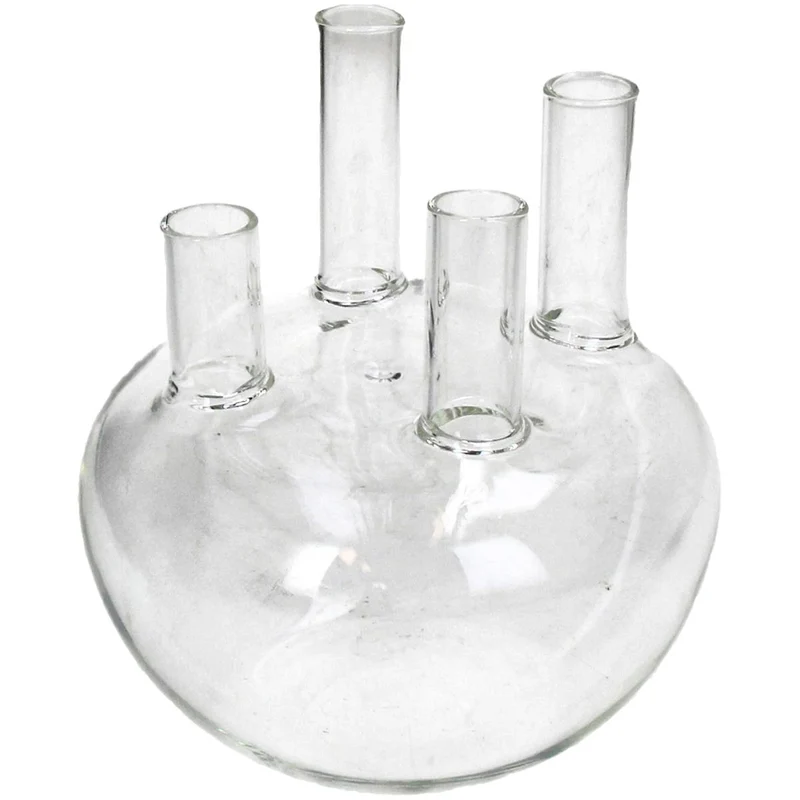 Vase Glass Clear 15x15x17cm