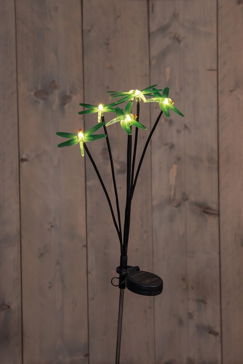 TUINSTEKER SOLAR 6 LIBELLES LED 7X69CM WARM WIT